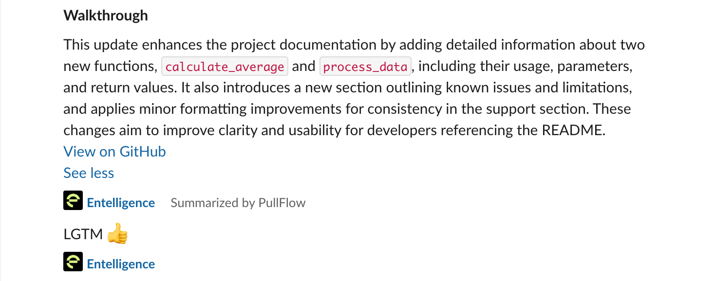 Streamlined Review Process