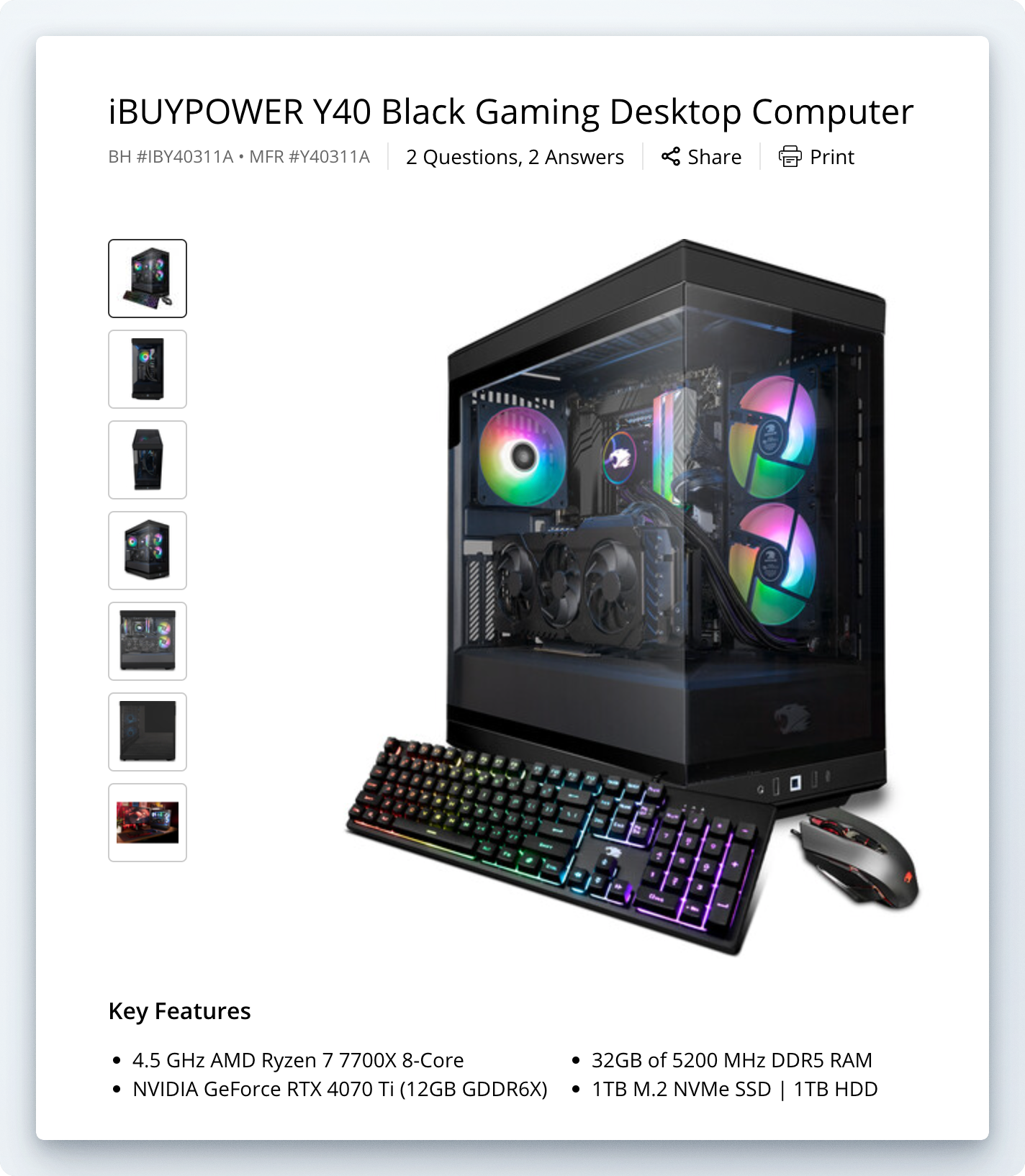 Example Desktop PC