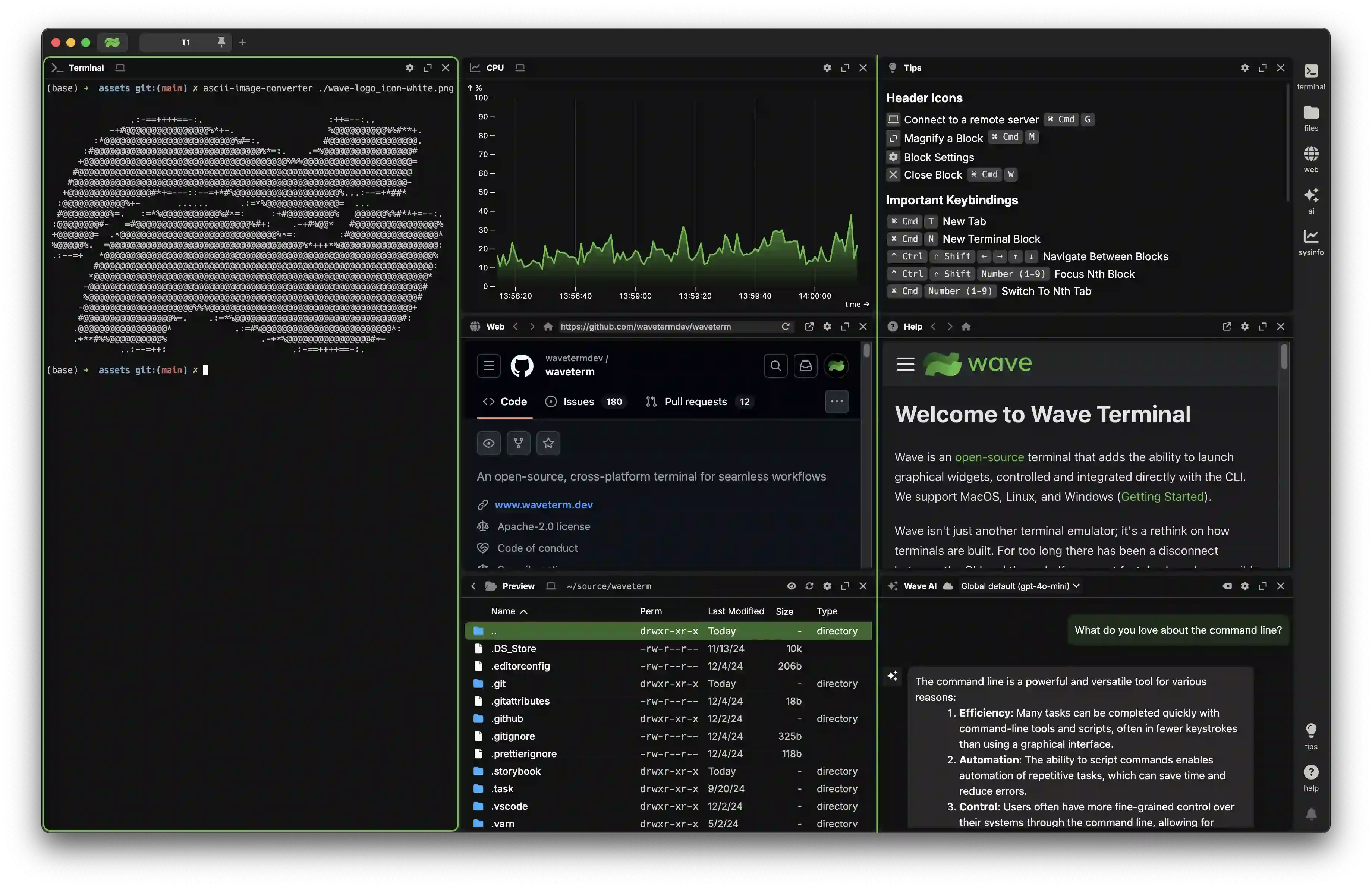Waveterm Screenshot